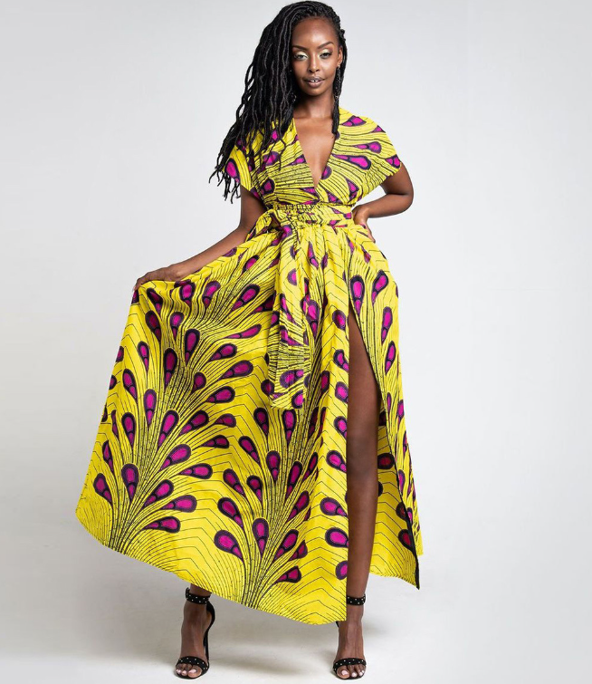 African Print Dress Image 10