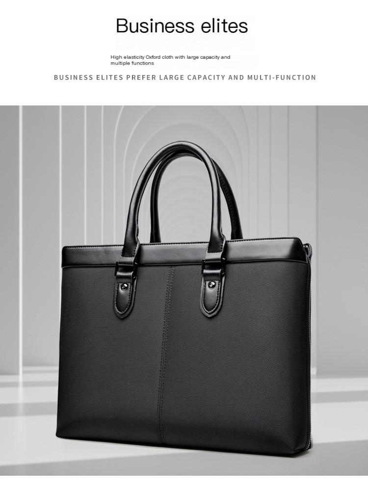 Oxford Cloth Briefcase Interior