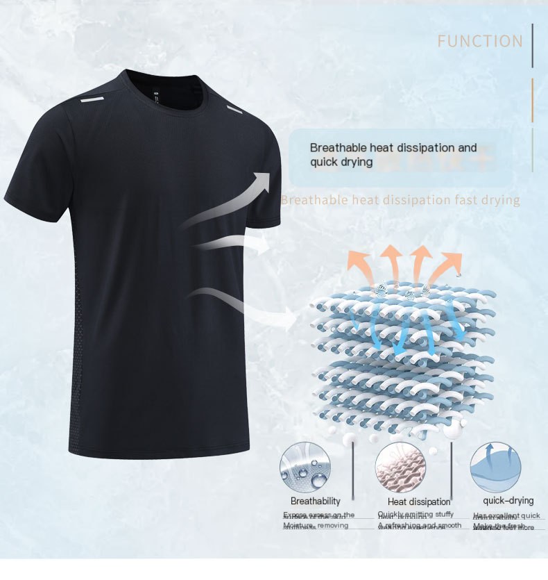 Men's Short Sleeve Running T-Shirt - Image 3