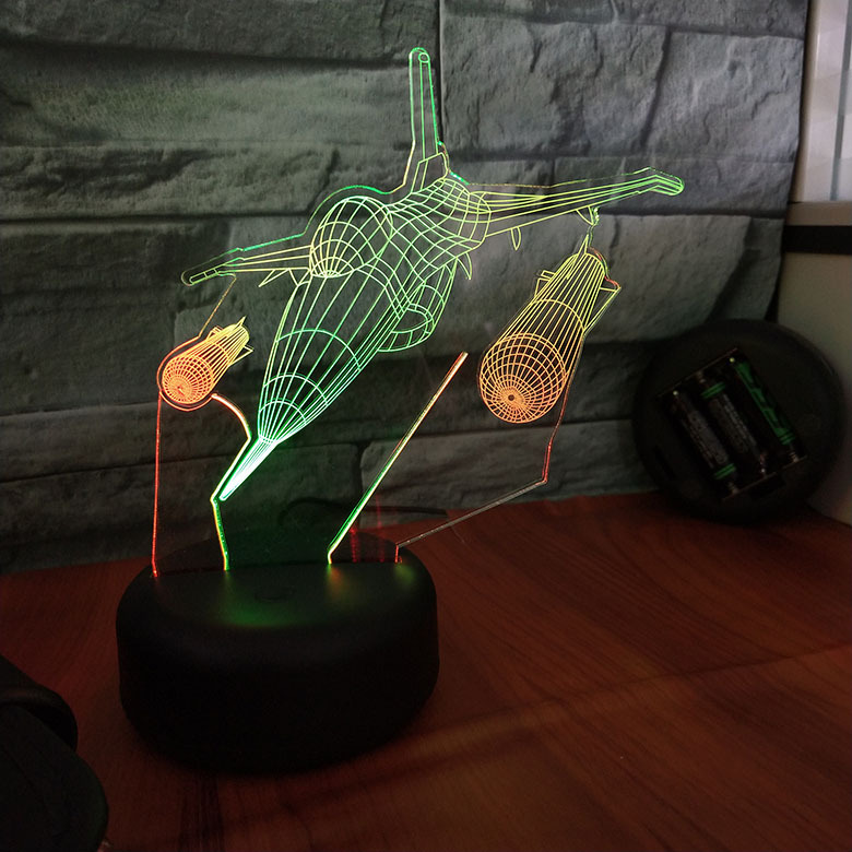 Colorful Touch-Controlled LED Lamp