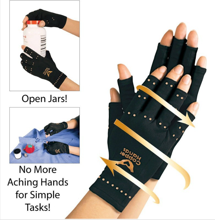 Copper Fiber Gloves Image 2
