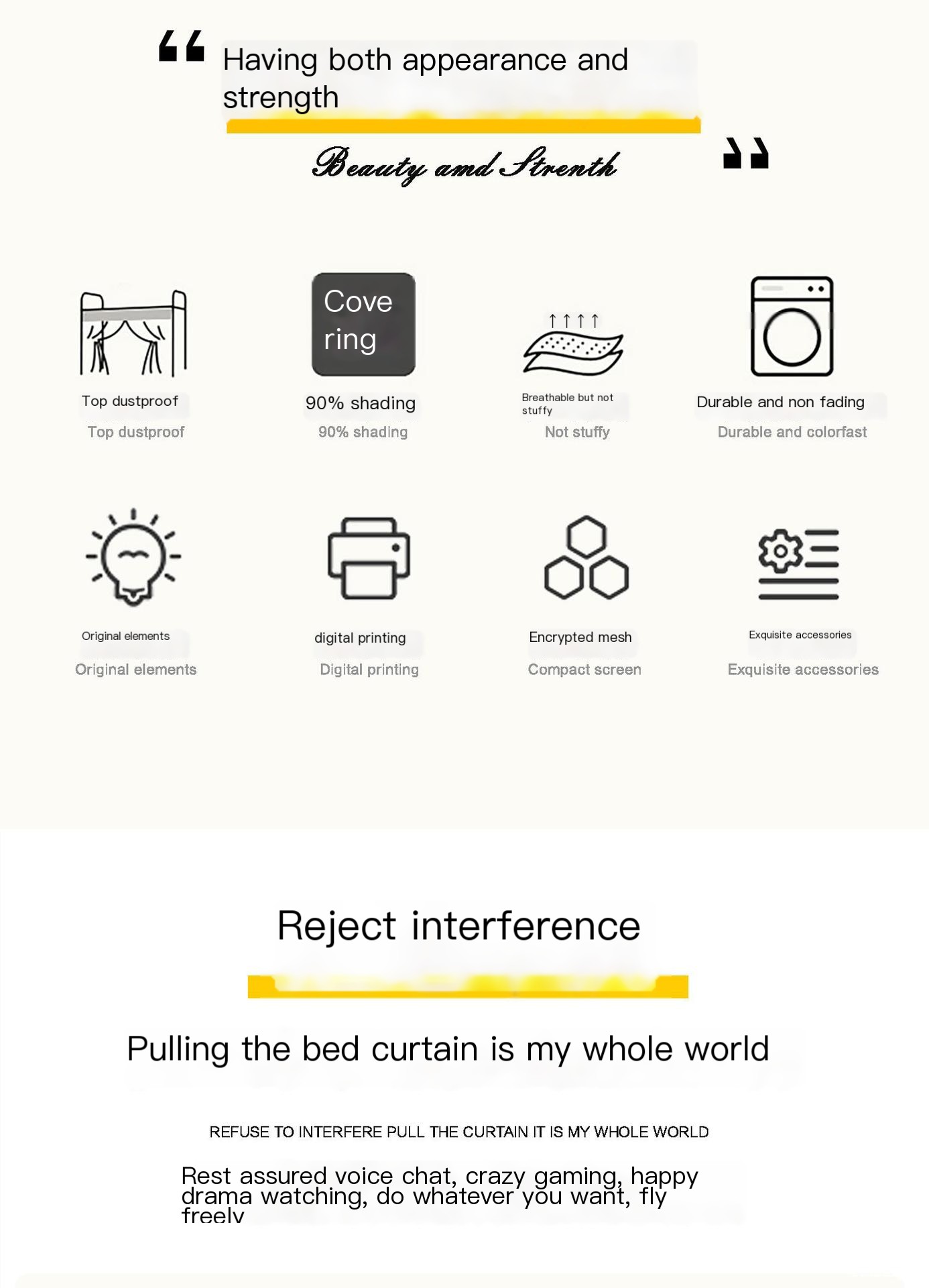 Bed Curtain Example 3