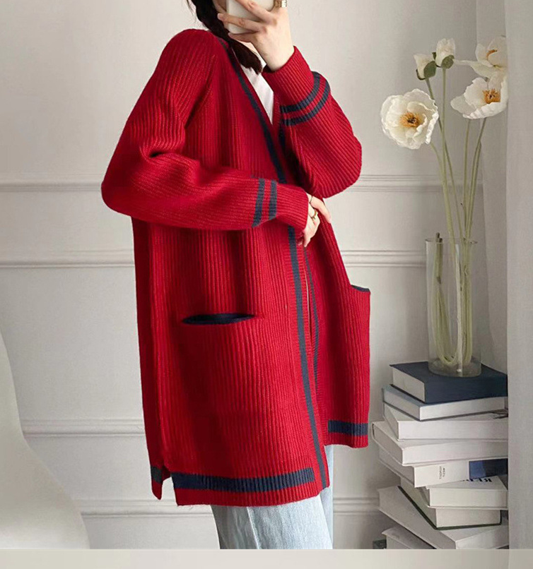 Cardigan Knit Sweater Image 2