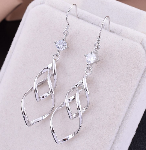 925 Long Tassel Earrings - Fine Ear Hook