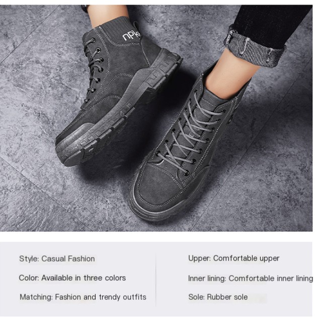 Men's High Top Martin Boots