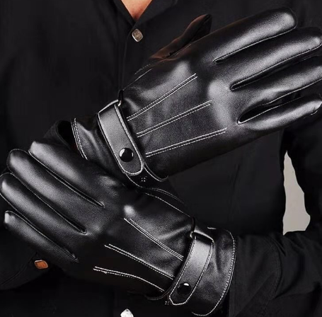 Leather Gloves Image 5