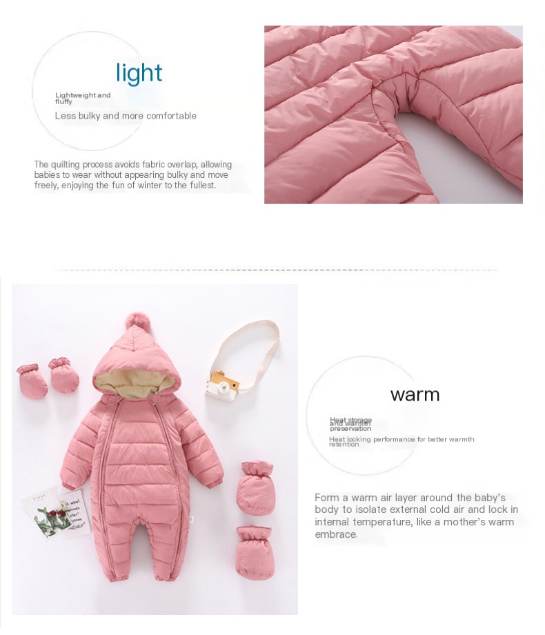 Baby Down Suit Image 3