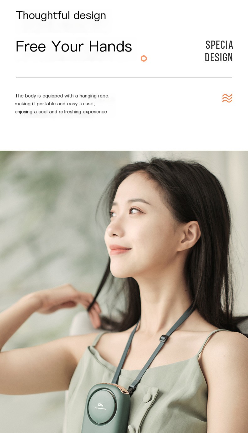 Neck Fan for Outdoor Activities
