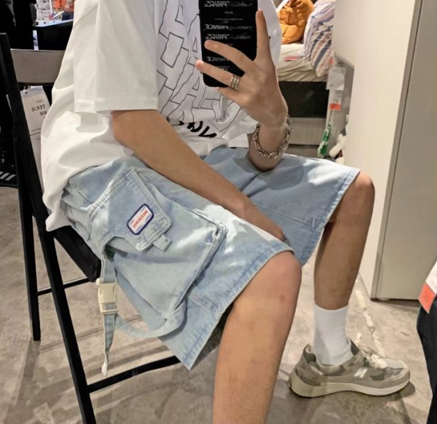 Denim Shorts Image 5