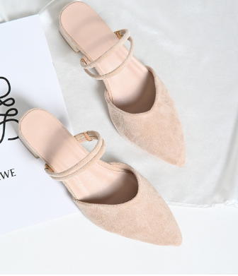 Black Colorblock Sandals