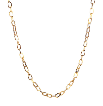 S925 Sterling Silver Necklace Gold Style