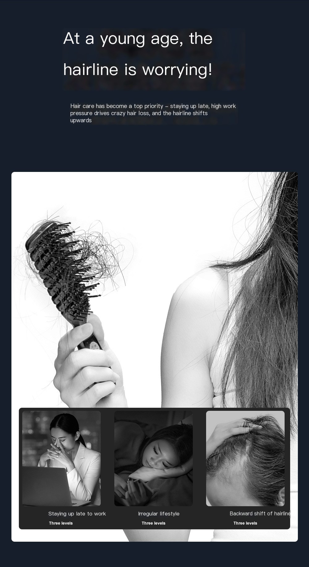 Hair Growth Comb Packaging