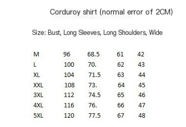 Men's Corduroy Shirt