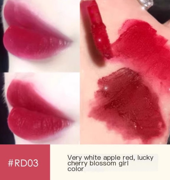 Chestnut Velvet Matte Liquid Lipstick on Lips