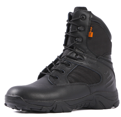 Men's Leather Suede Delta Military Boots - Image 3