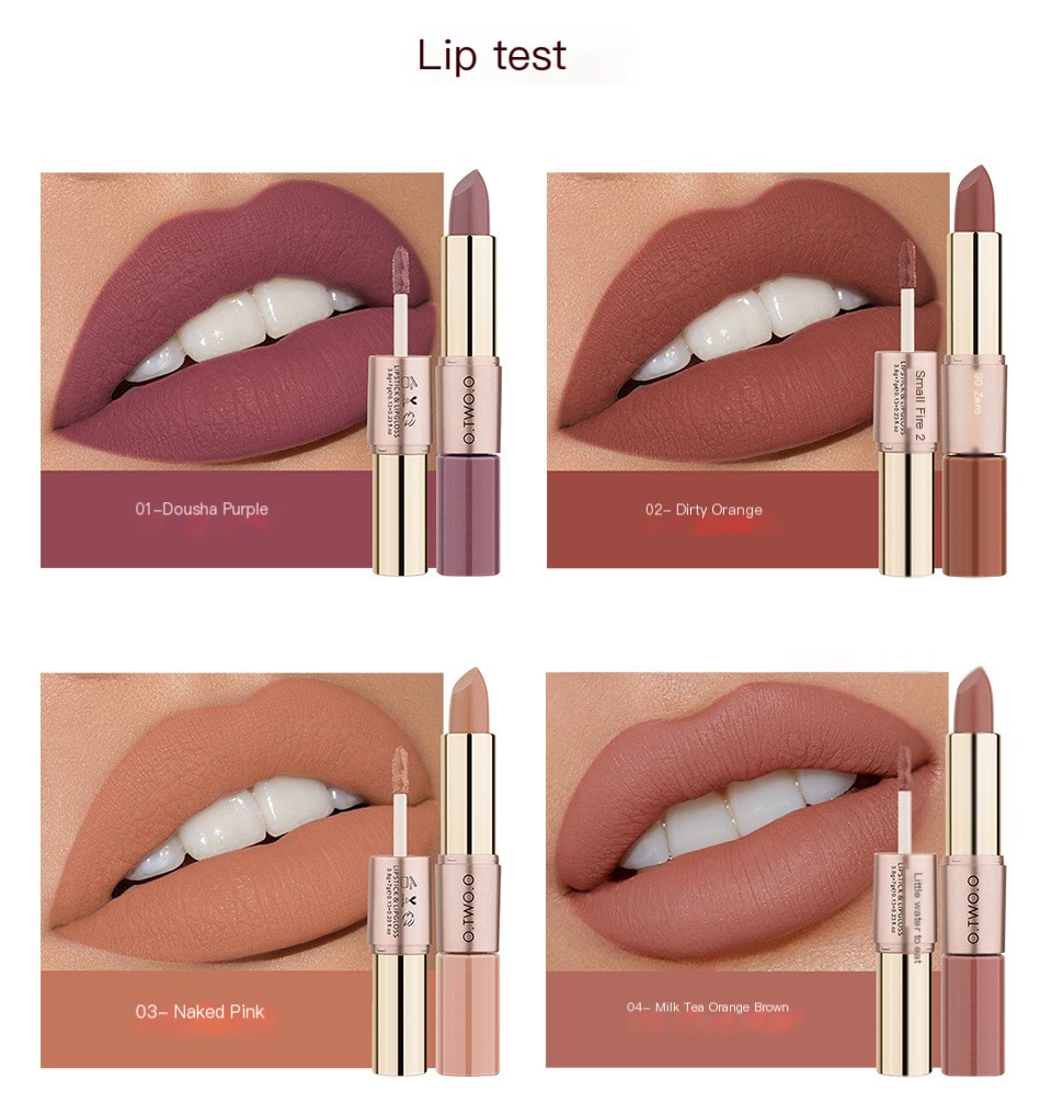 Matte Plum Lip Gloss Color Swatches