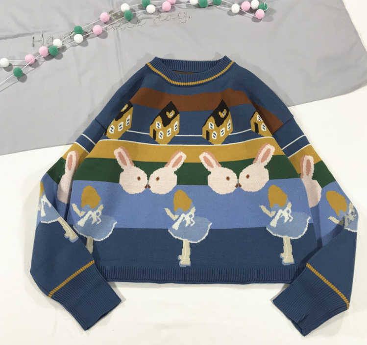 Illustrative Pullover Sweater Color 1