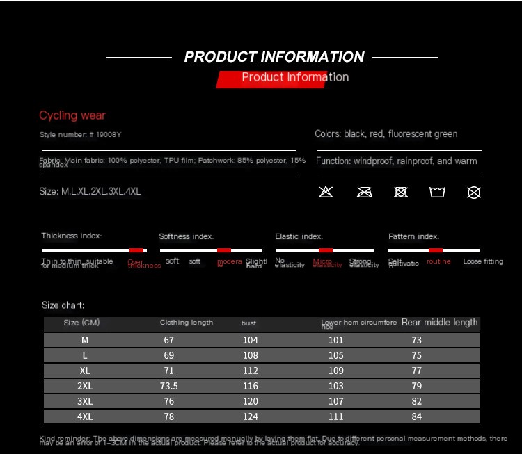 Cross-Border Cycling Fleece Jacket 1