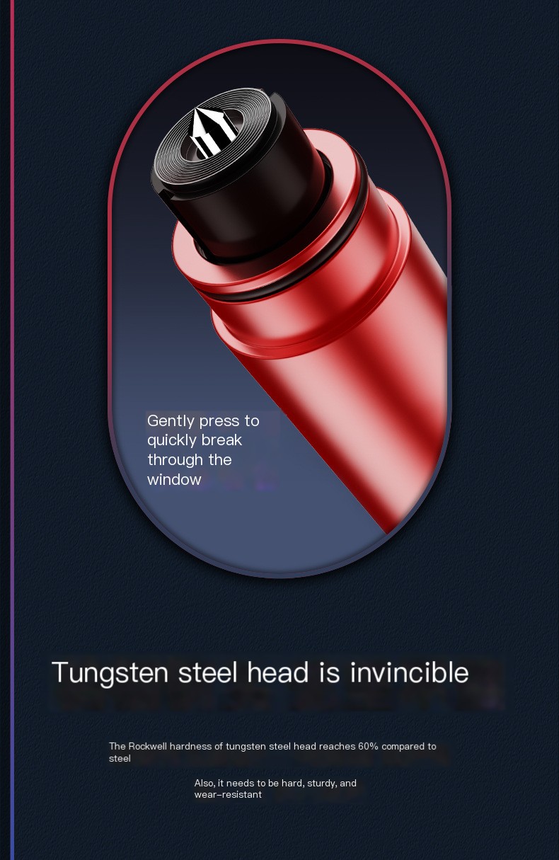 Vehicle Emergency Window Breaking Hammer