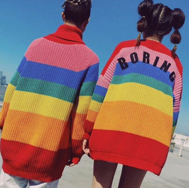 Rainbow Stripe Cardigan image 5
