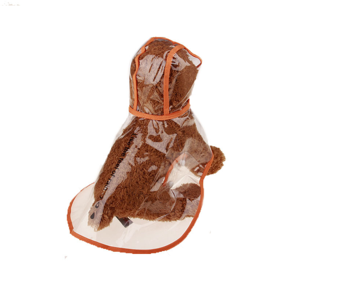 Dog Transparent Raincoat 4