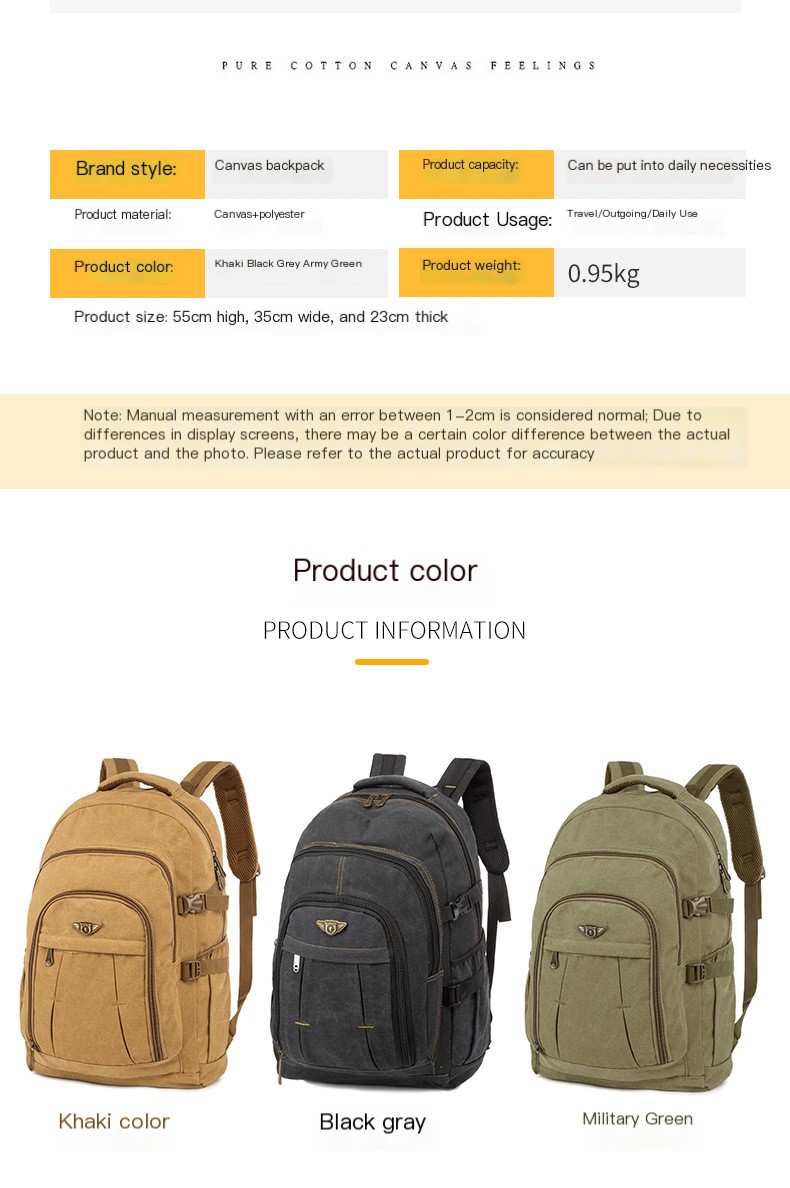 Large Capacity Backpack