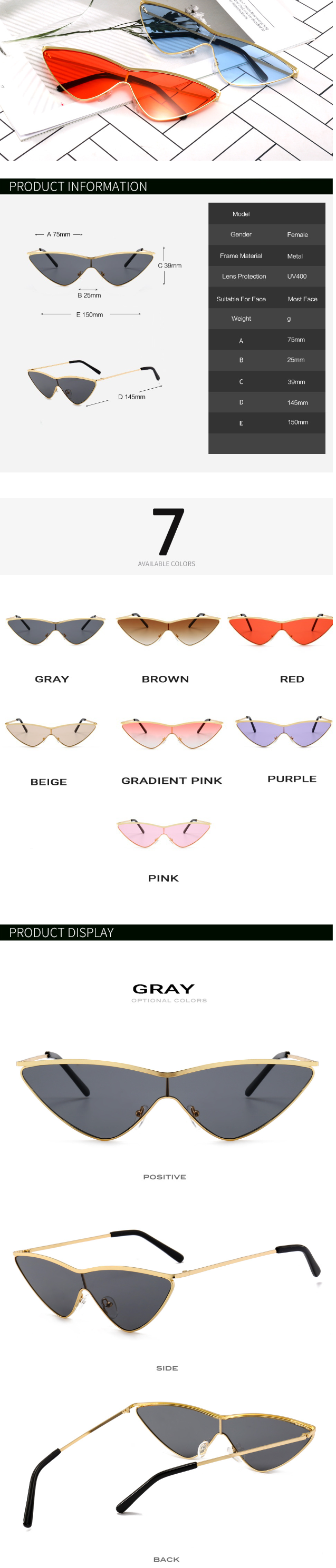 Limitless Vogue Candy Sunglasses