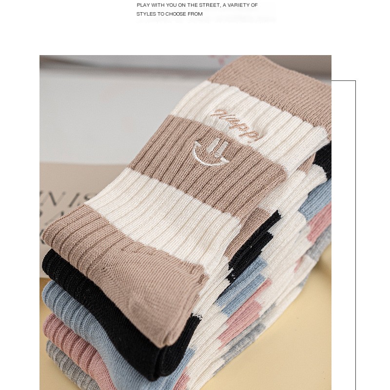 Fashionable Socks in Various Colors