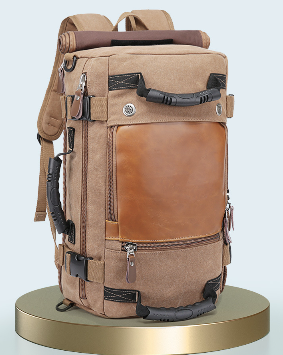 Canvas Backpack Image 1