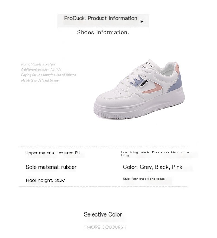 White and Blue Sneakers