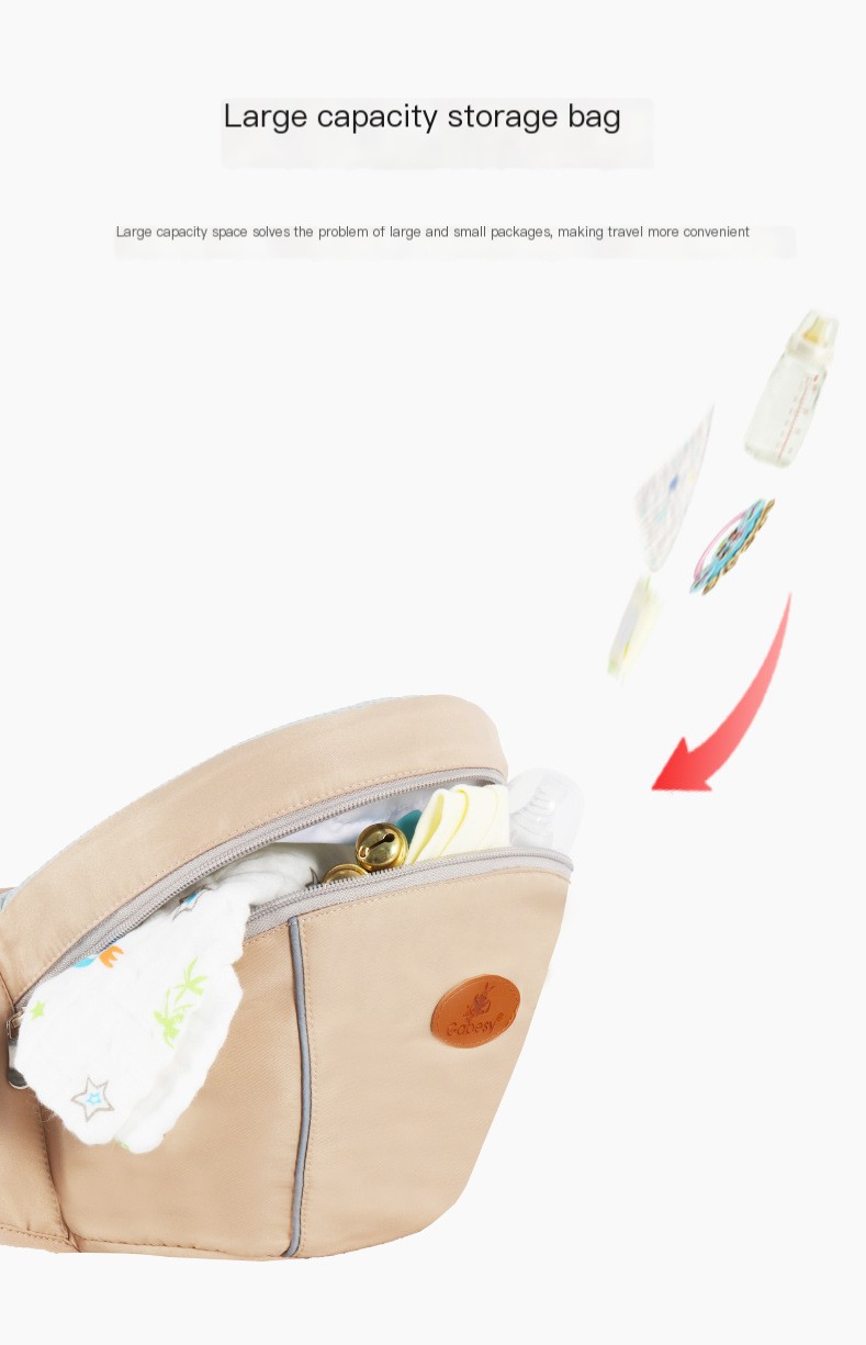 Jiabeixing Multi-functional Baby Strap Storage Single Stool Baby Waist Stool Holding Belt Maternal and Infant Supplies Substitute Hair Holding Baby Artifact
