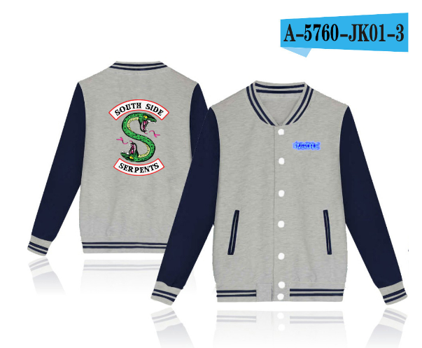 Cardigan Baseball Jacket Image 2