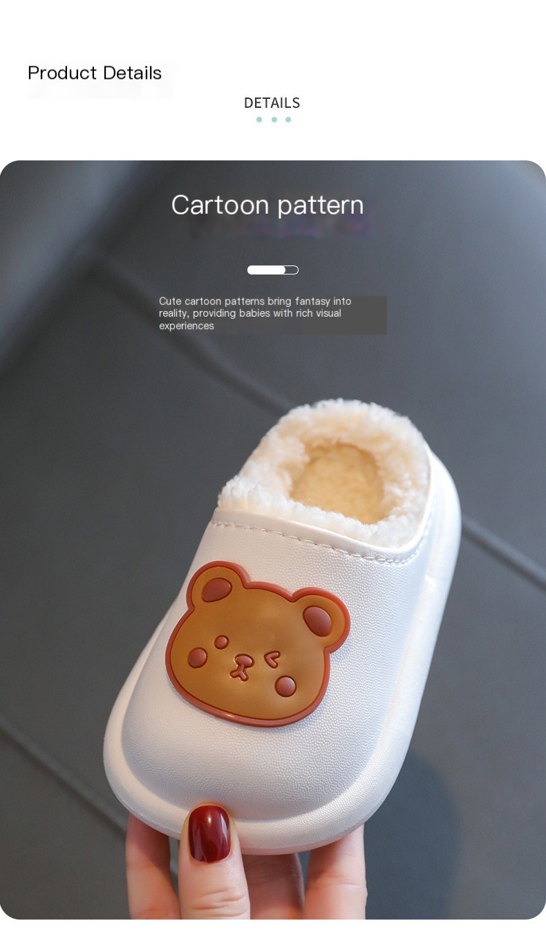 Children's cotton slippers