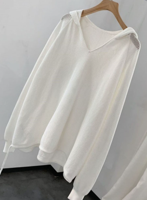 Hollow Ice Silk Sweater Image 2