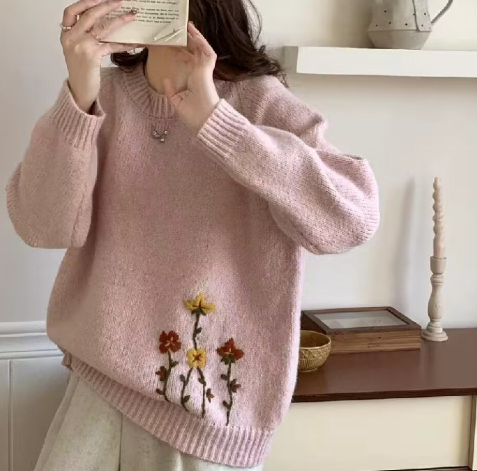 Pink Sweater