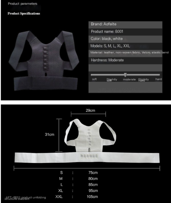 Magnetic Adult Correction Brace Image 1
