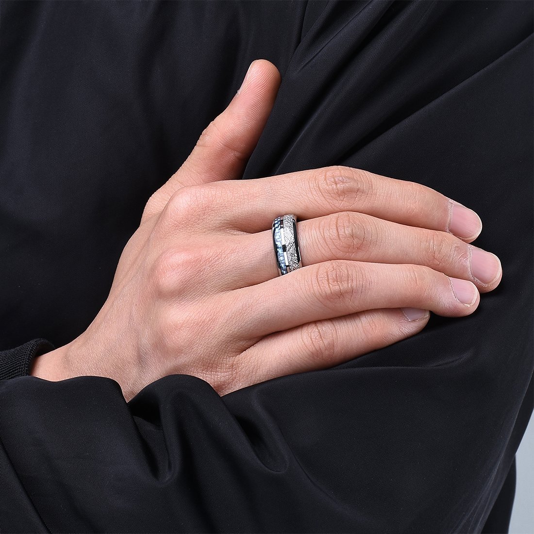 Tungsten Carbon Fiber Ring 7