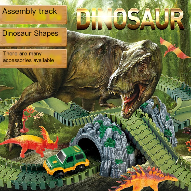 Dinosaur Track Car Toy 1