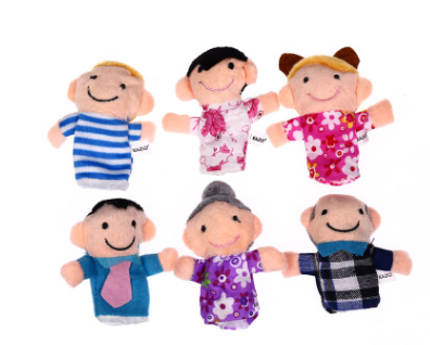Hand Puppet Family Set