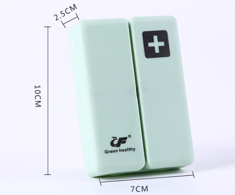 Portable Pill Case Compartments