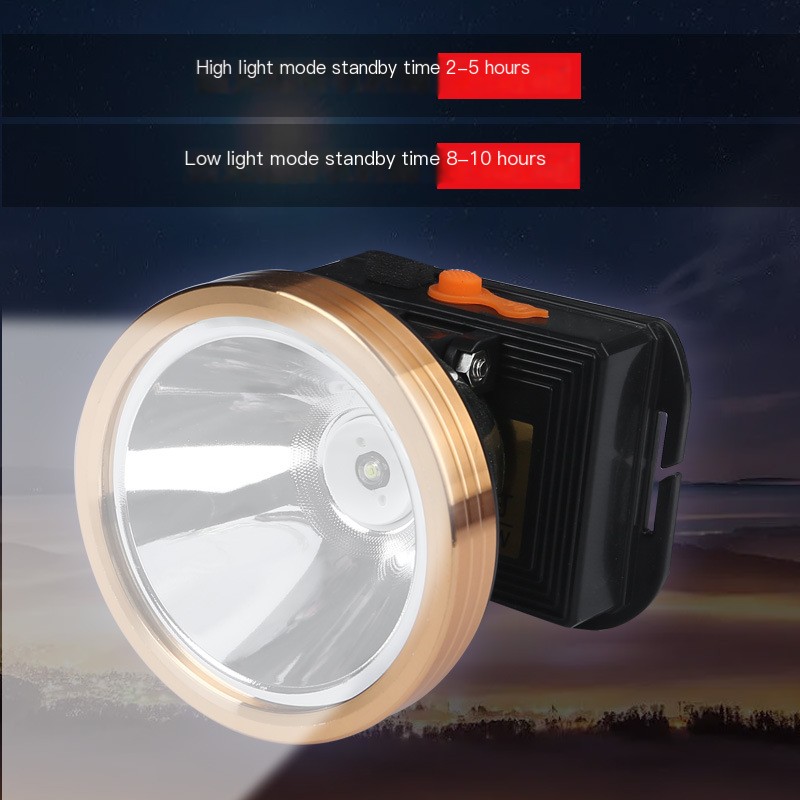 LED Fishing Headlamp in use