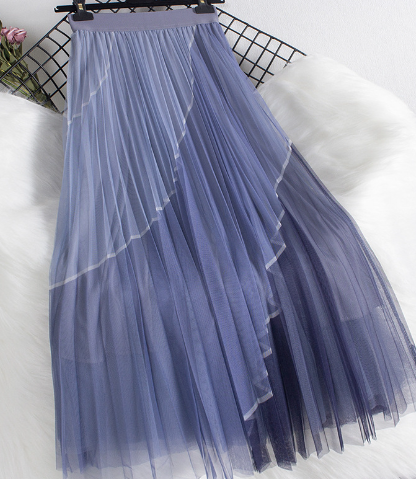 Top Panel Mesh Skirt Set Image 2