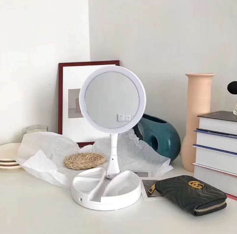 Foldable Makeup Mirror Lamp
