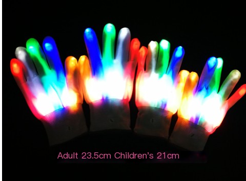 Colorful LED Gloves