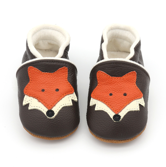 Baby Cow Leather Bebe Booties: Soft Soles Non-Slip Infant Toddler Shoes for First Walkers image