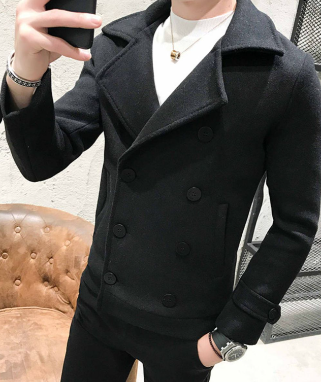 Men's Wool Coat Image 2
