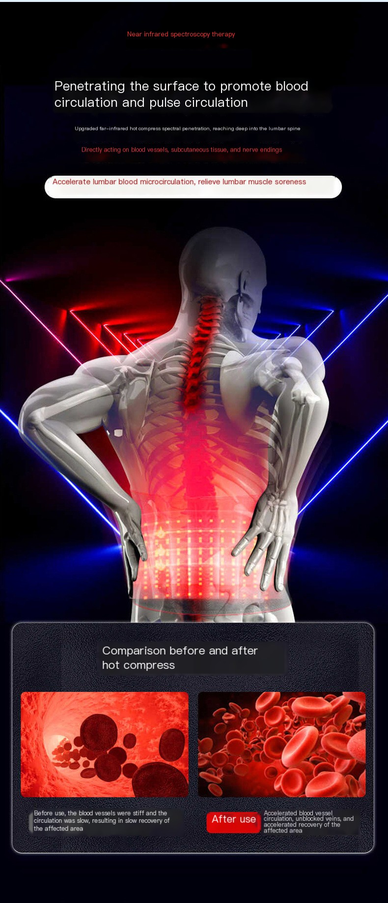 Infrared Therapy Red Belt - Therapy Session