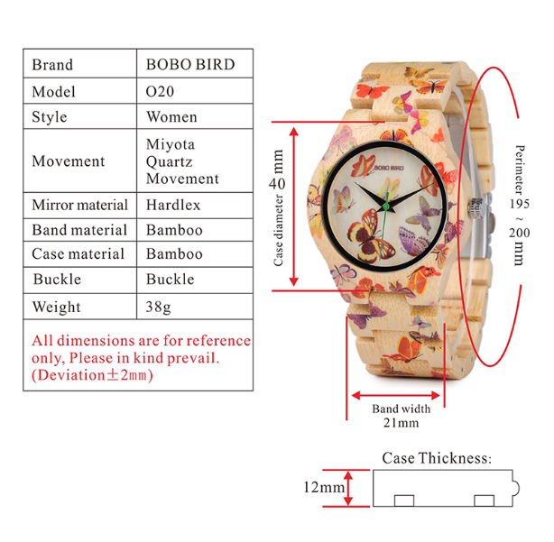 Wooden Quartz Watch Image 1