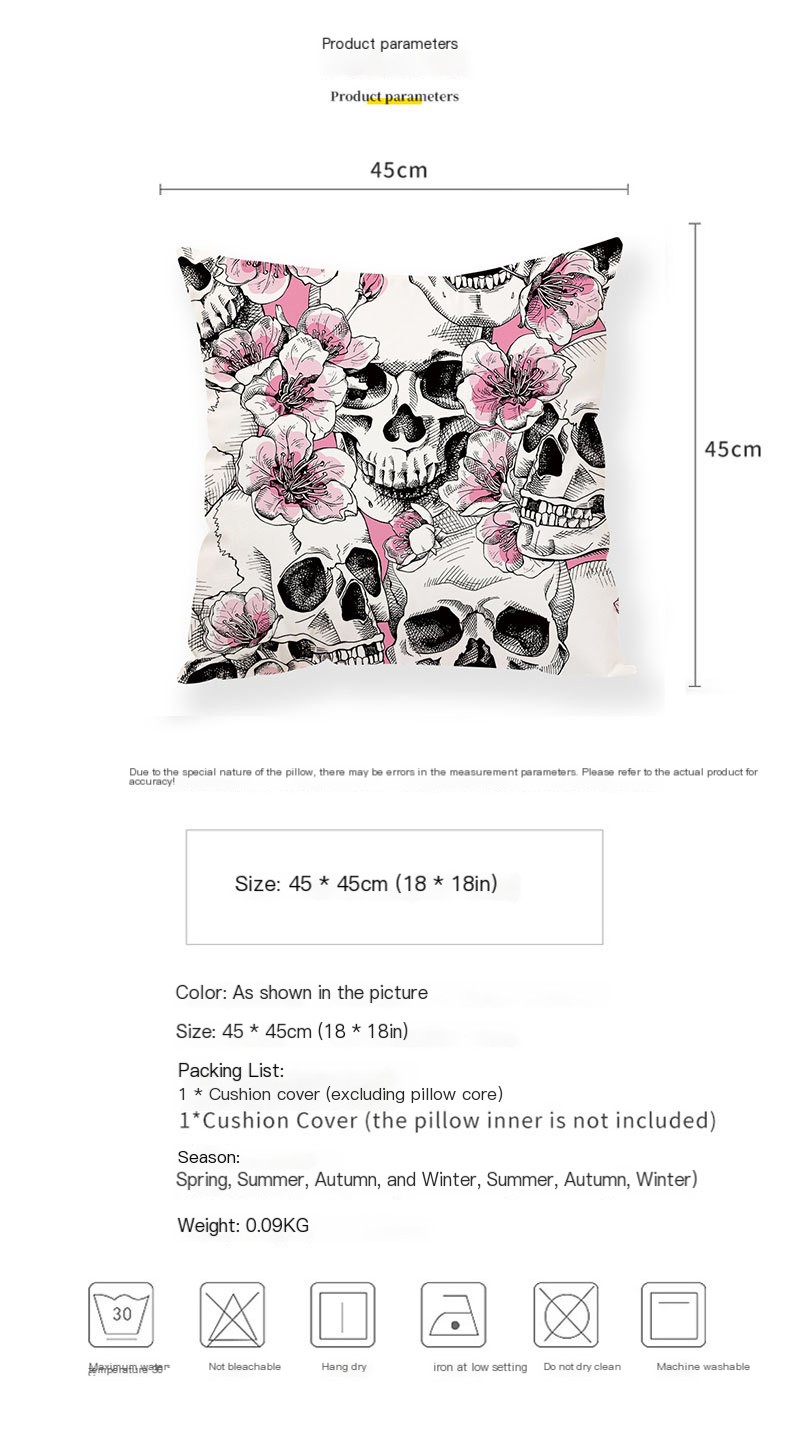 Pillow Skull Design 1