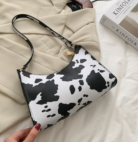 Dairy Cow Handheld Shoulder Bag